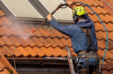 Démoussage et hydrofuge de toiture à Foville